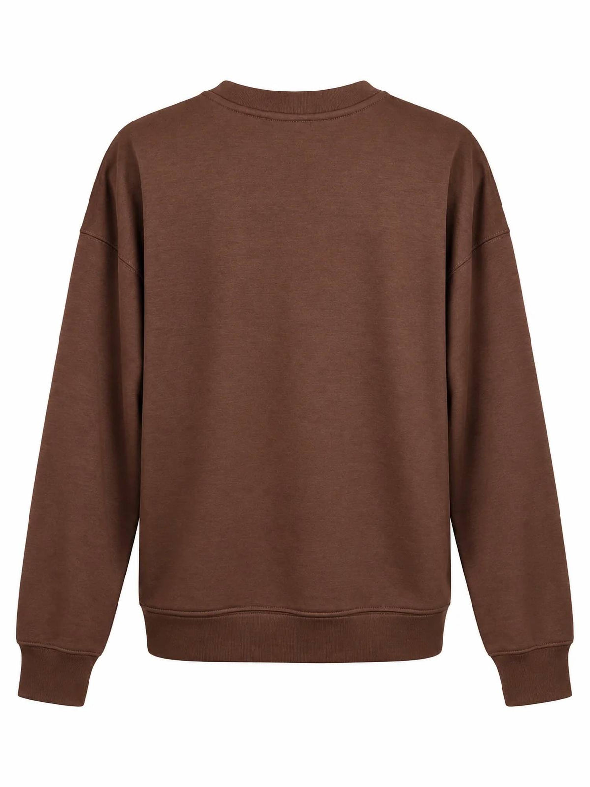 Zenana - Scuba Crewneck Pullover Sweater