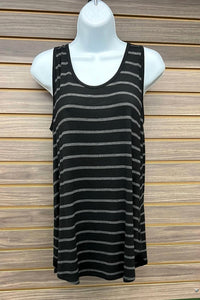 Zenana - Women's Stripe Sleeveless Top