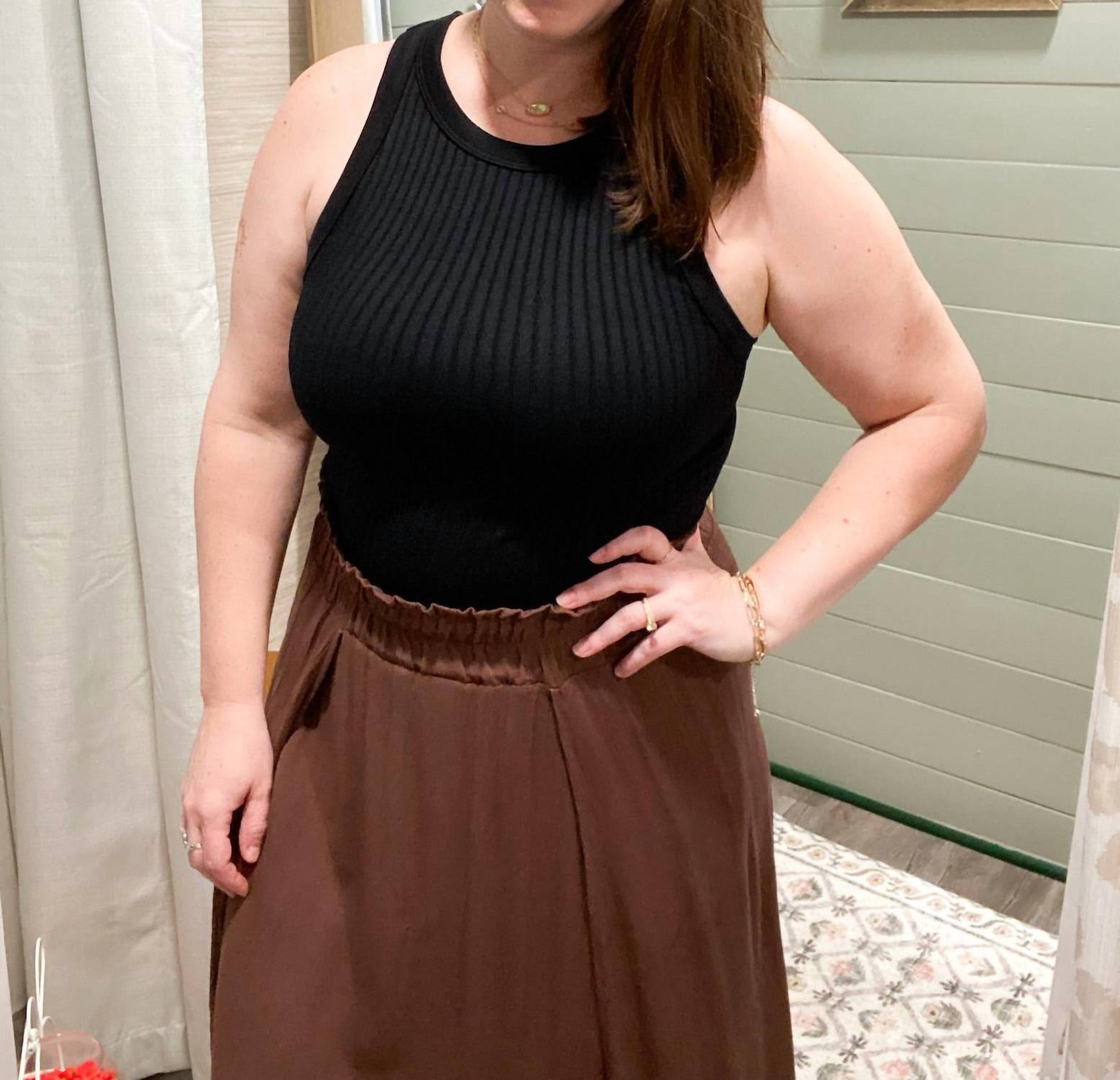 Zenana - Woven Crinkle Gauze Long Skirt - brown - clothing - long - skirts