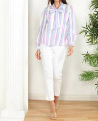 Zero Degrees Celsius - Bow Tie Blouse