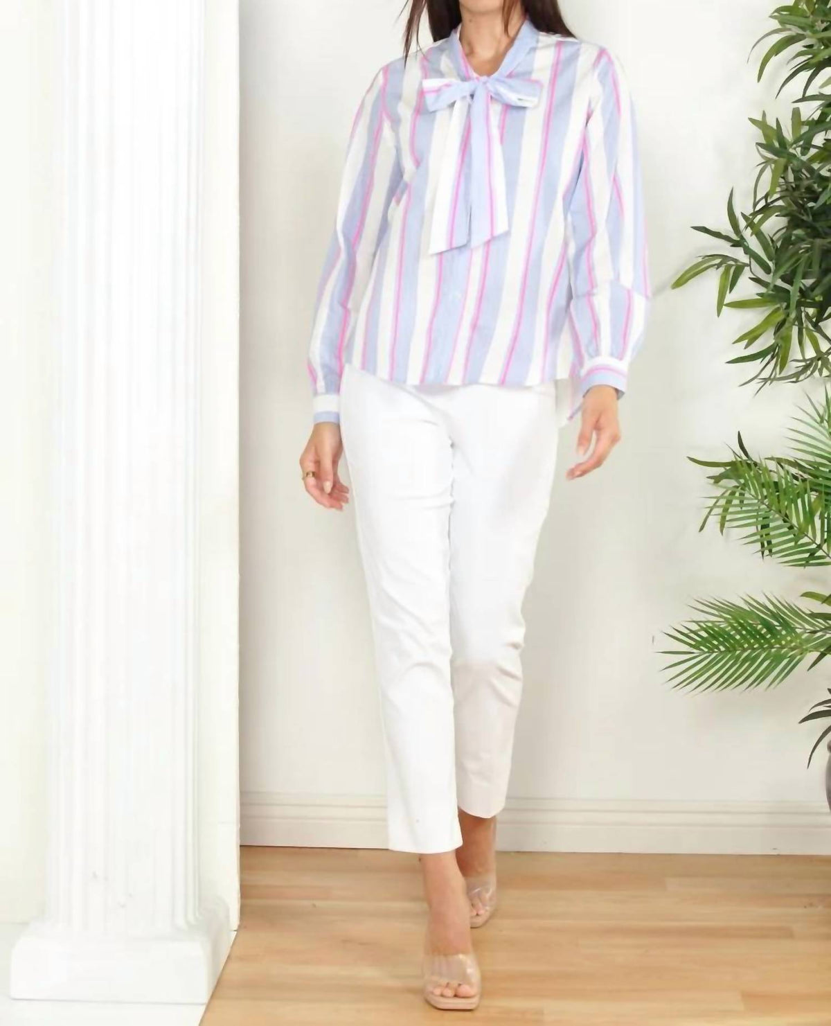 Zero Degrees Celsius - Bow Tie Blouse