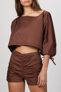 OVERSIZED CROP TOP