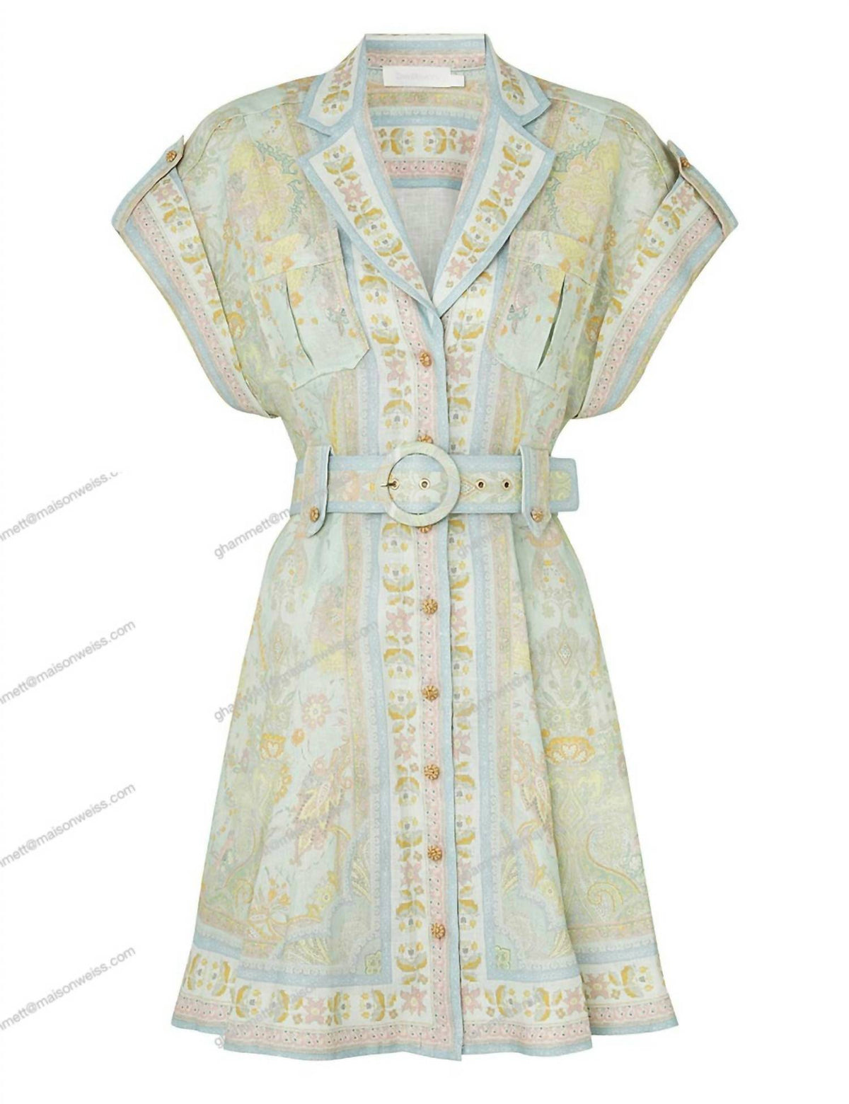 Zimmermann - Acacia Shirt Mini Dress