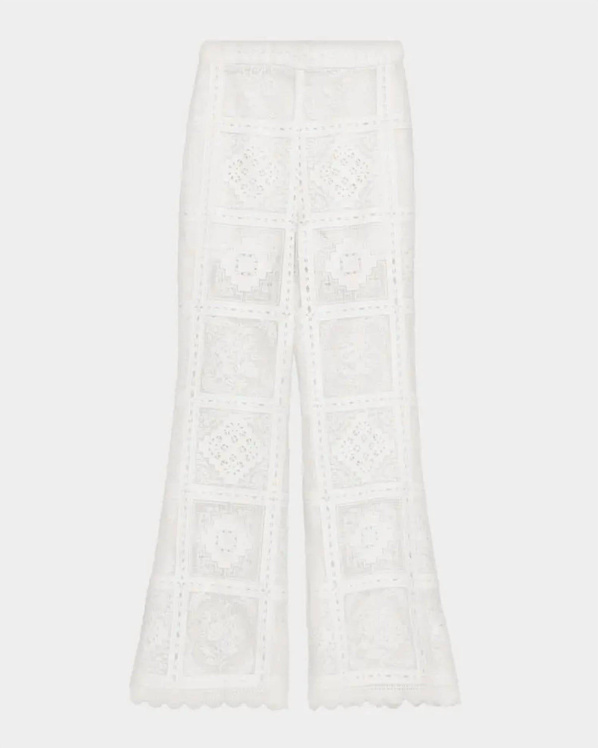 Zimmermann - Aster Embroidered Pants