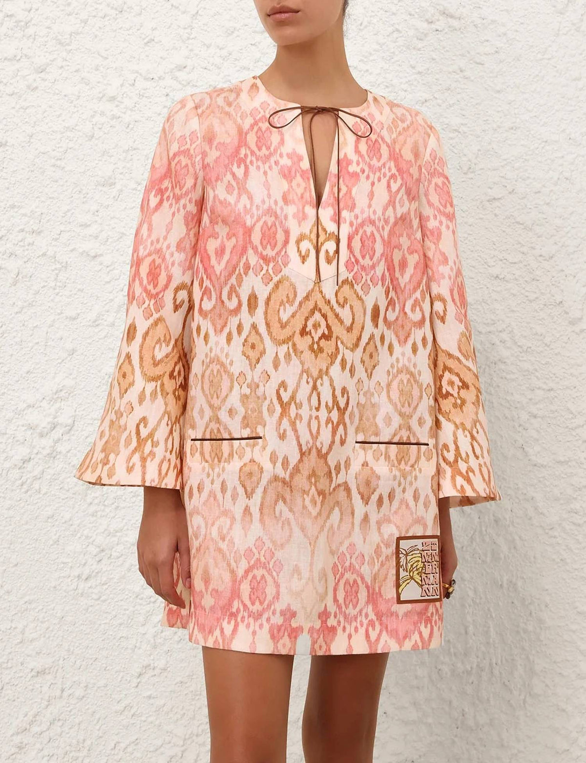 Zimmermann - Aster Shift Mini Dress