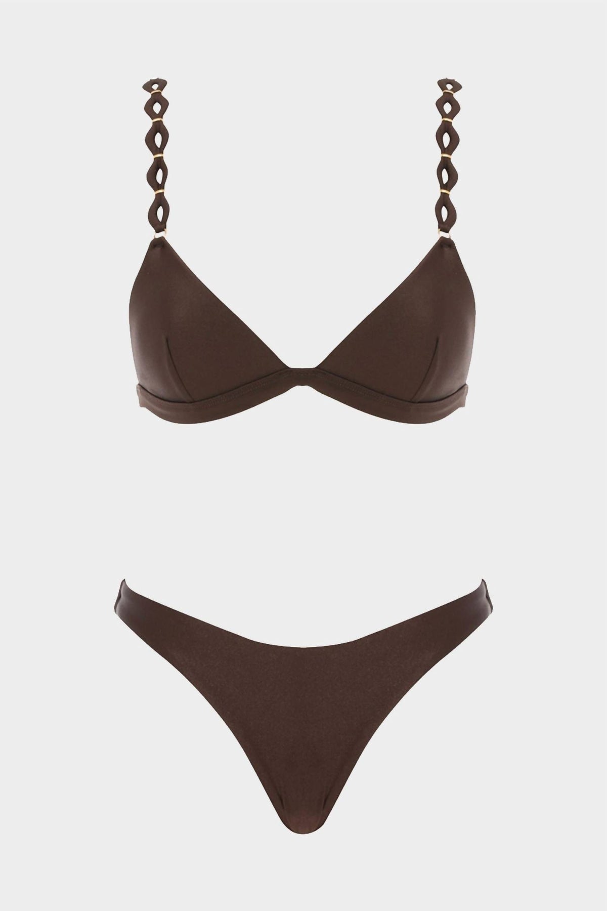 Zimmermann - August Diamond Trim Tri Bikini Set
