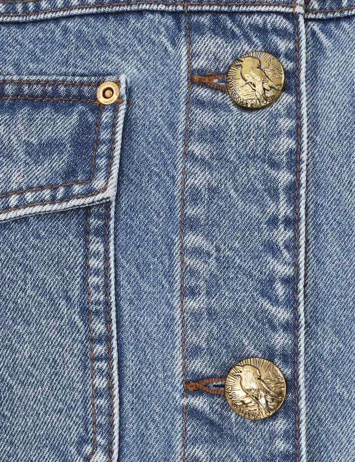 Zimmermann - Denim Cropped Jacket