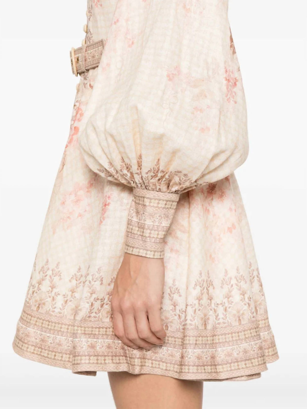 Zimmermann - Illuminate Buttoned Mini Dress