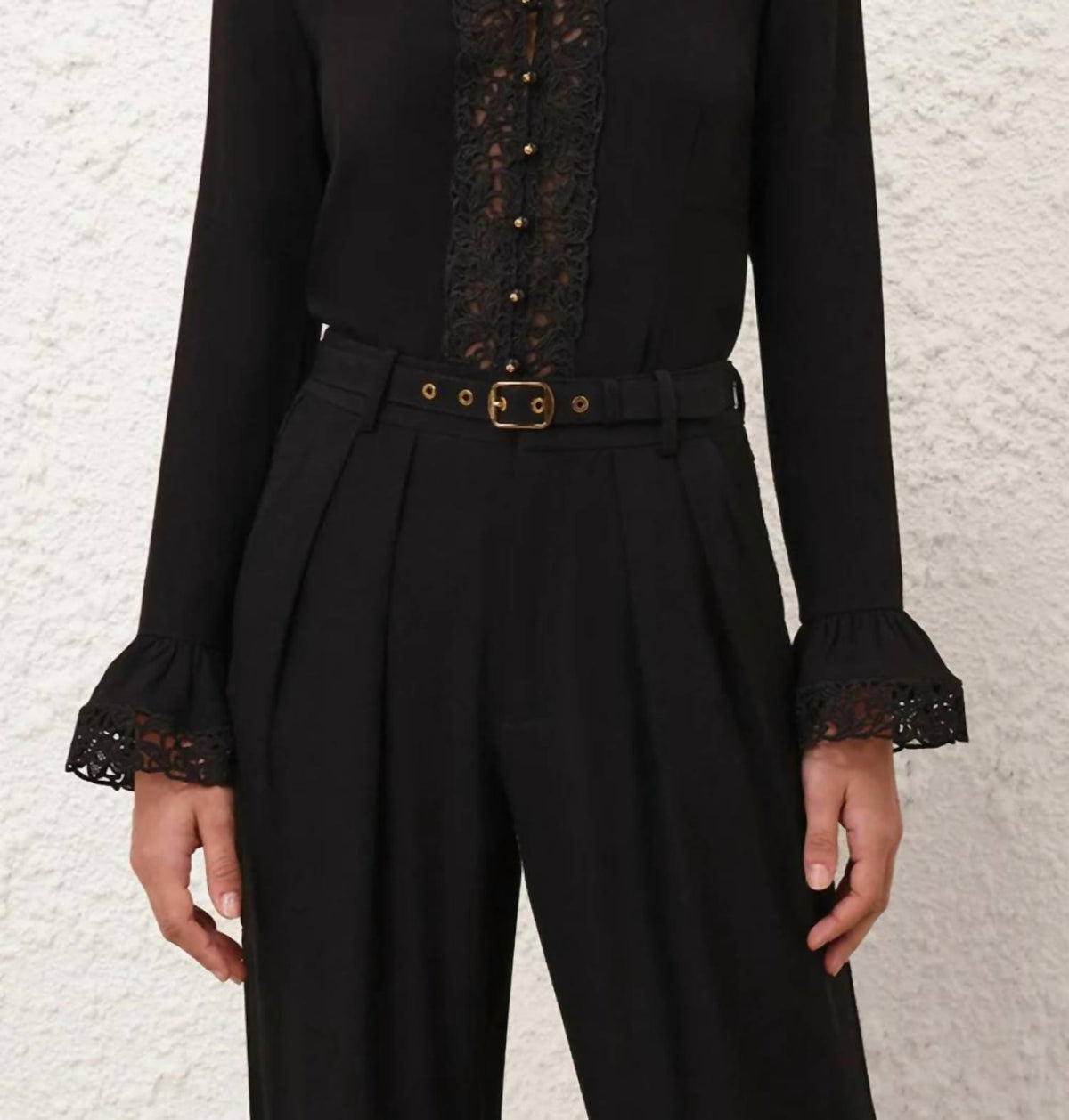 Zimmermann - Lace Trim Shirt
