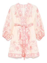 Zimmermann - Lucky Plunge Mini Dress - clothing - collection:vacationdresses(Auto) - dresses