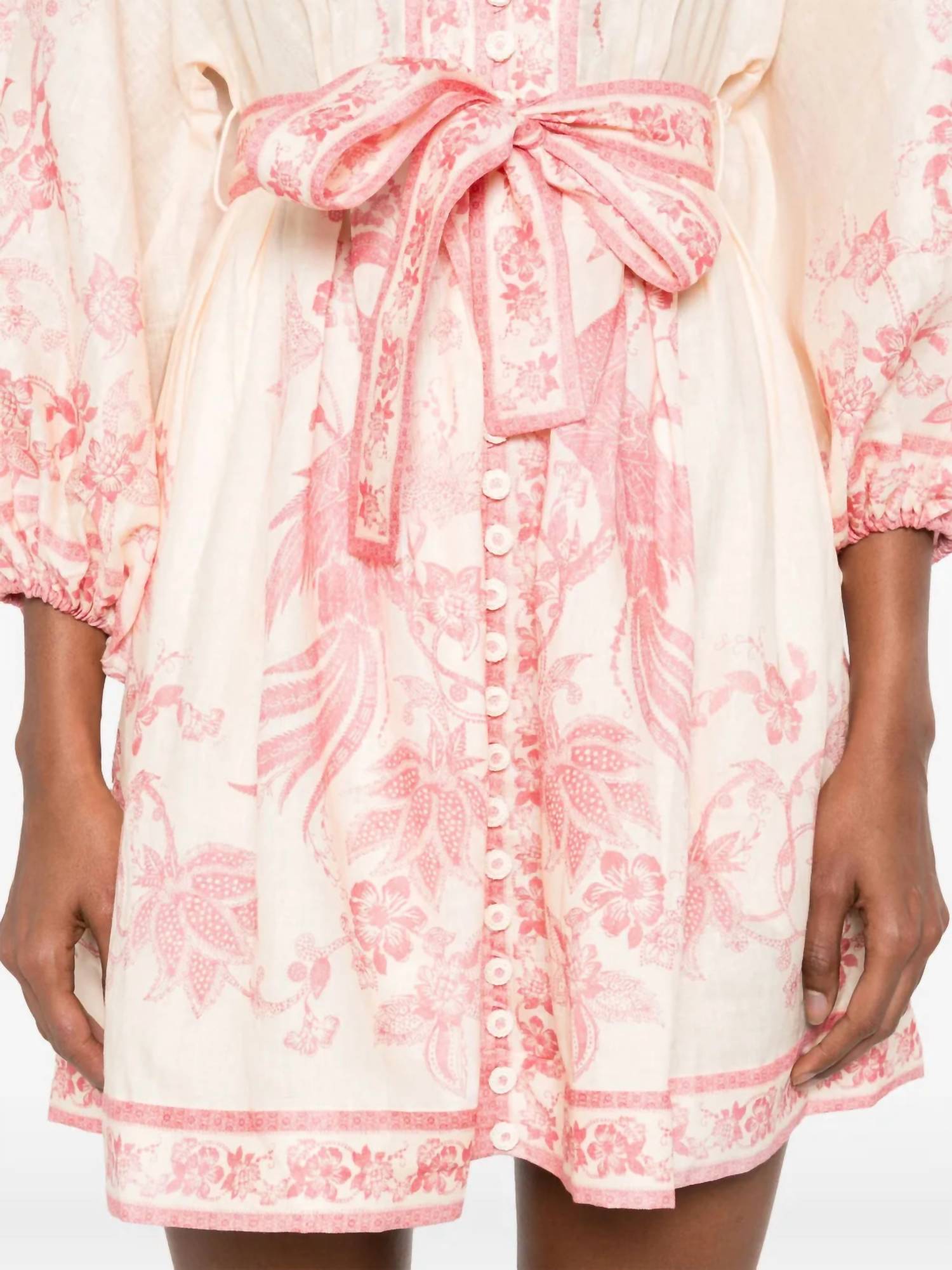 Zimmermann - Lucky Plunge Mini Dress - clothing - collection:vacationdresses(Auto) - dresses