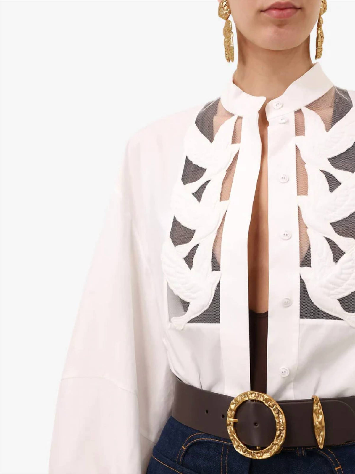 Zimmermann - Luna Applique Blouse