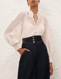 Zimmermann - Rebellion Collared Blouse