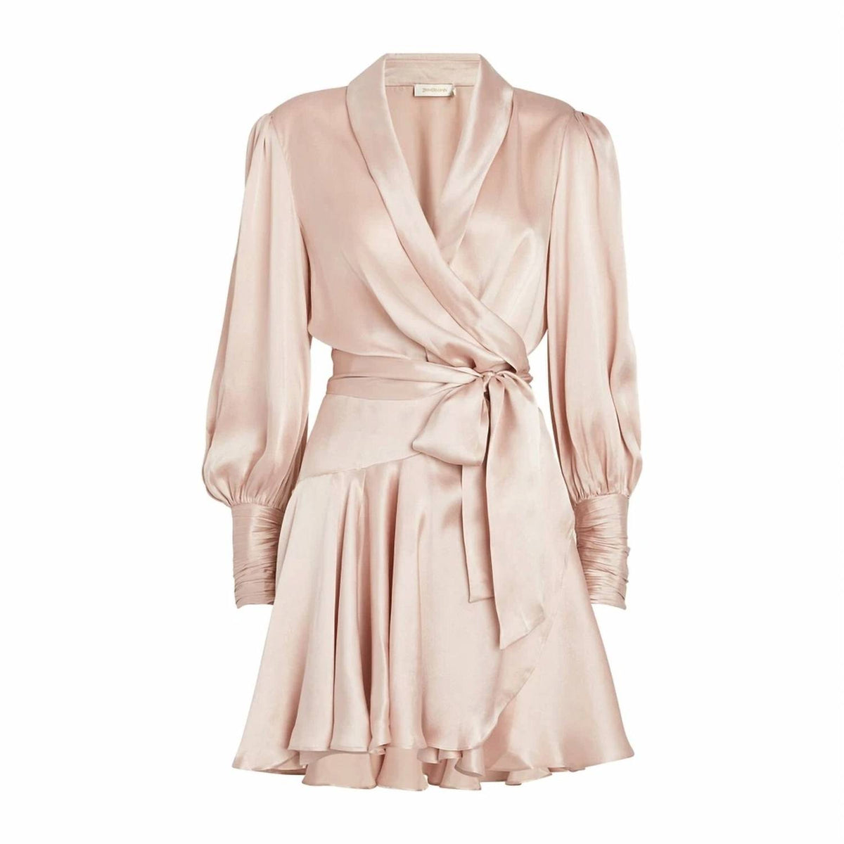 Zimmermann - Silk Wrap Mini Dress