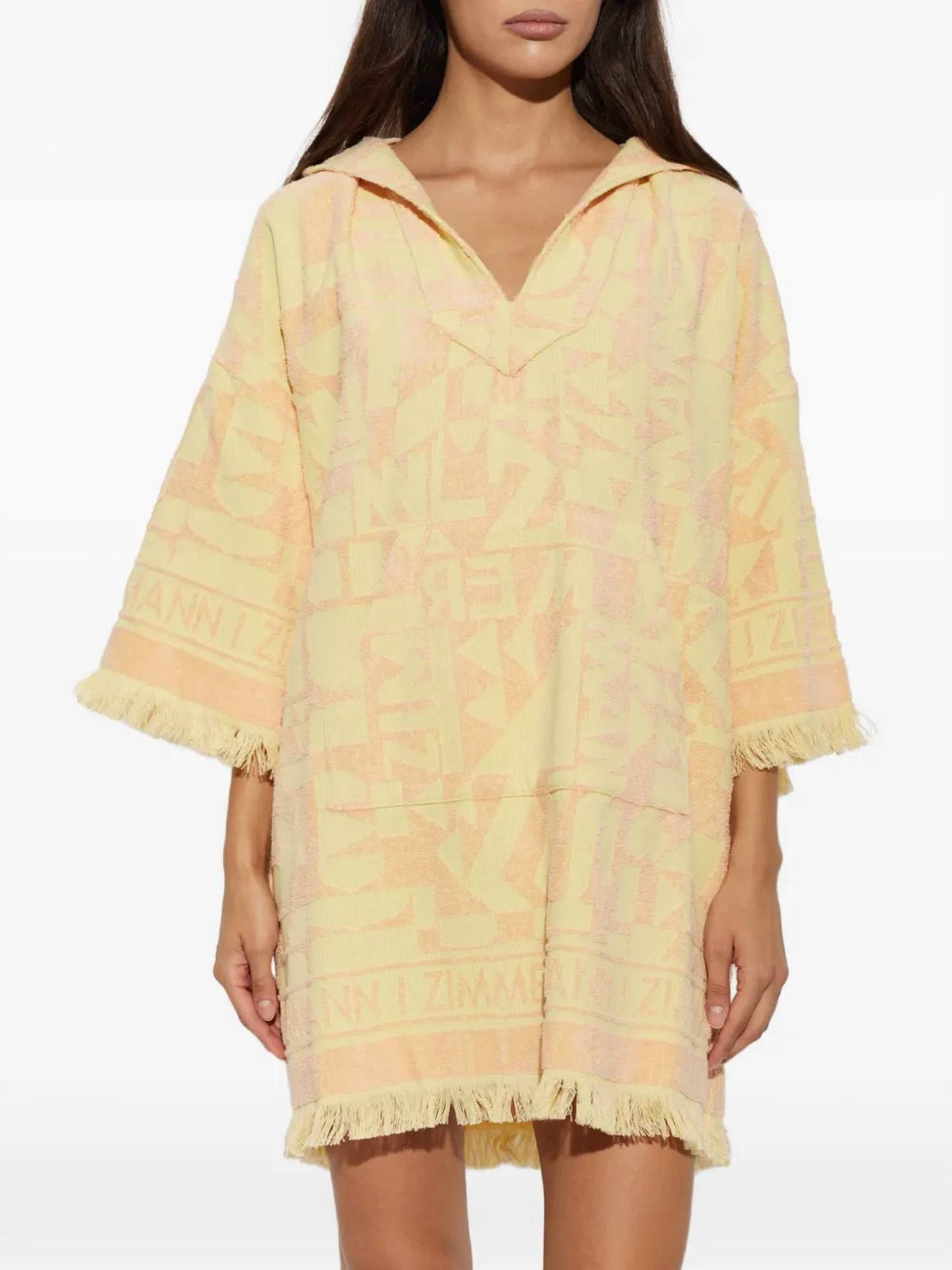 Zimmermann - Solstice Hooded Towel Mini Dress