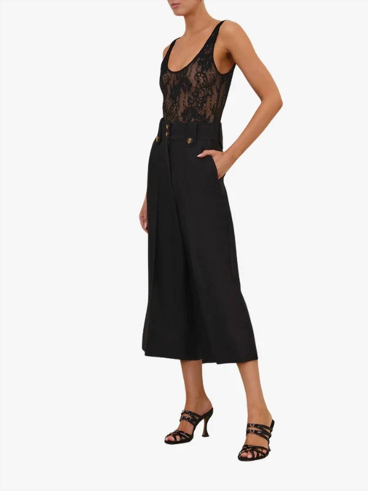 Zimmermann - Valiant High Rise Culottes Pant