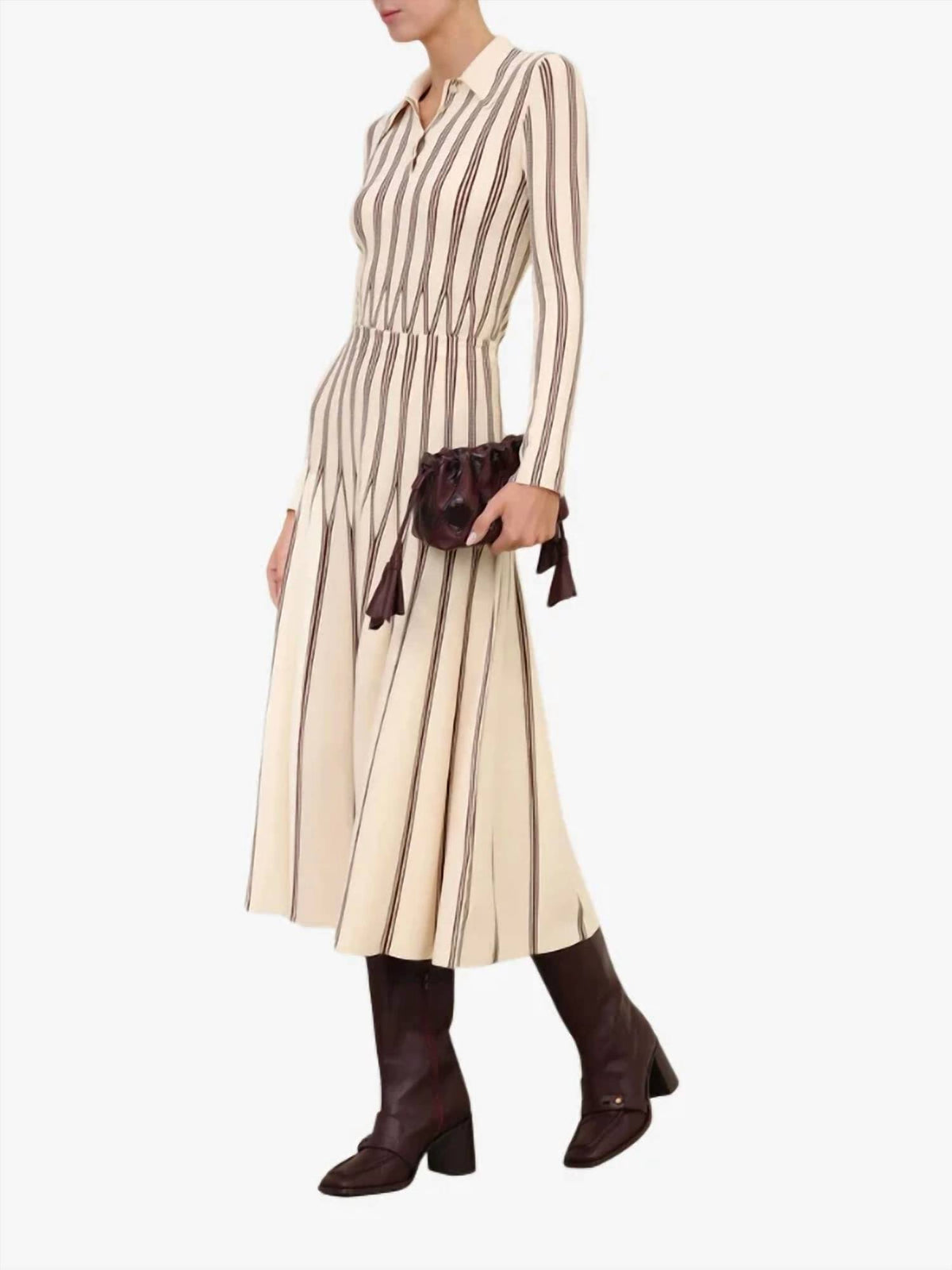 Zimmermann - Valiant Striped Midi Skirt