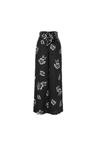 Zimmermann - Wide Leg Pant - black - clothing - floral