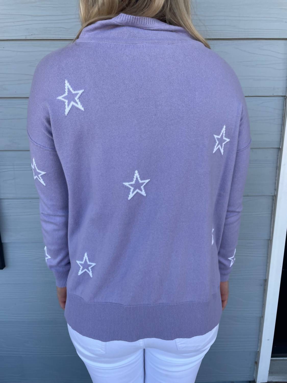 Elliott Lauren - Long Sleeve Drawstring Crew Neck Sweater