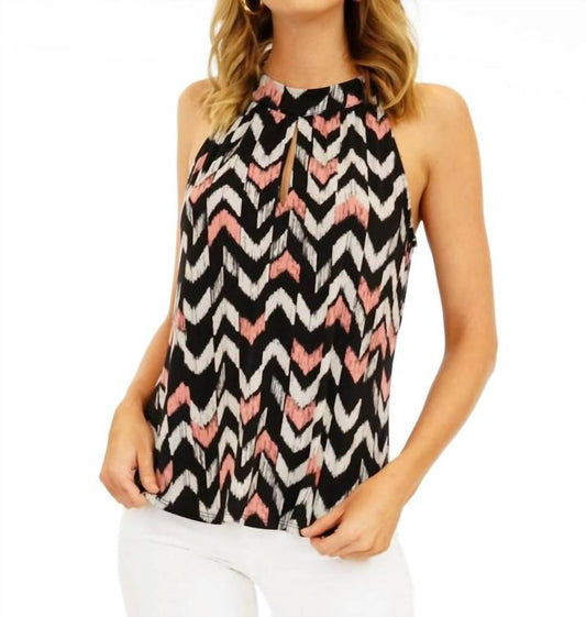 Veronica M - Halter Keyhole Tank