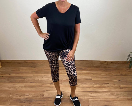 Rae Mode - Printed Capri Leggings