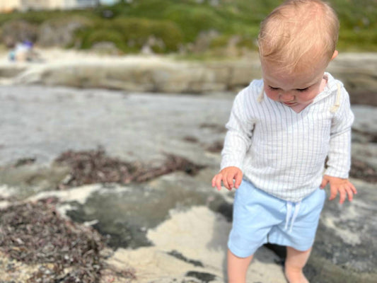 Me & Henry - Boys St Ives Gauze Hooded Top