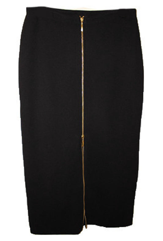 Zippered Midi 36 Skirt