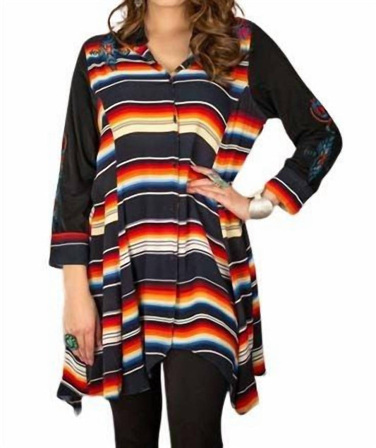 Sunrise Saltillo Swing Tunic