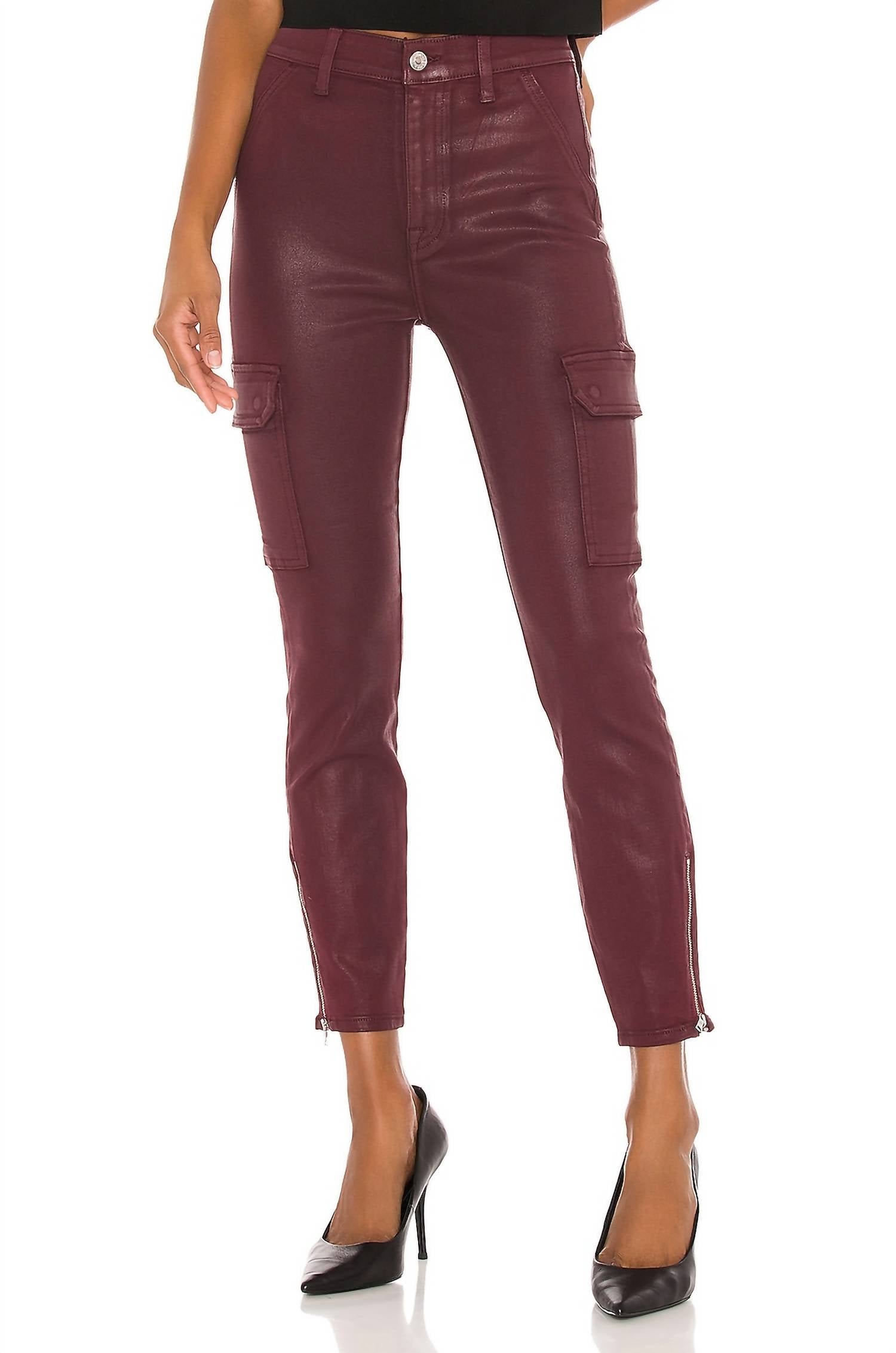 SKINNY CARGO WITH FAUX FRONT POCKETS