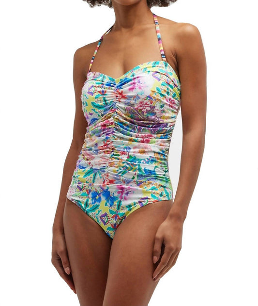 Johnny Was - Ruched Sweetheart One Piece Swimsuit
