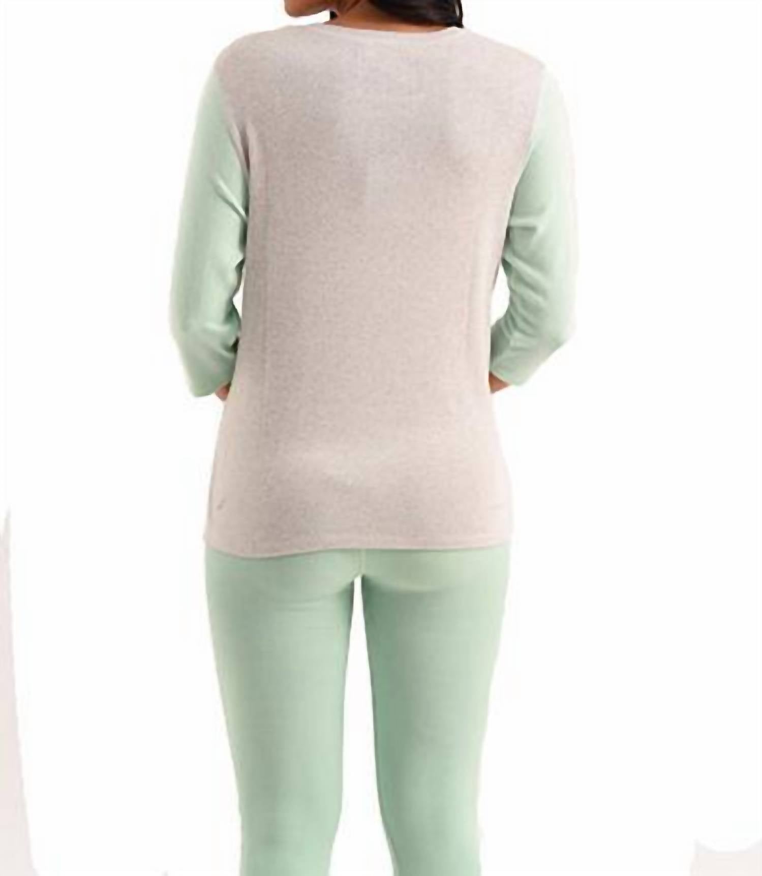 Brooklyn Baseball Sleeve Kashmira Top