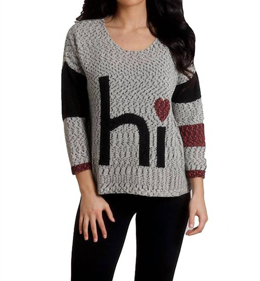 Crochet "HI" Top