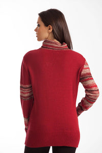 Katherine Braided Open Neck Sweater