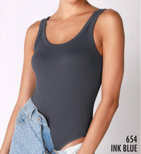 Ribbed Scoop Bodysuit