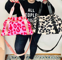 Leopard Duffle Bag