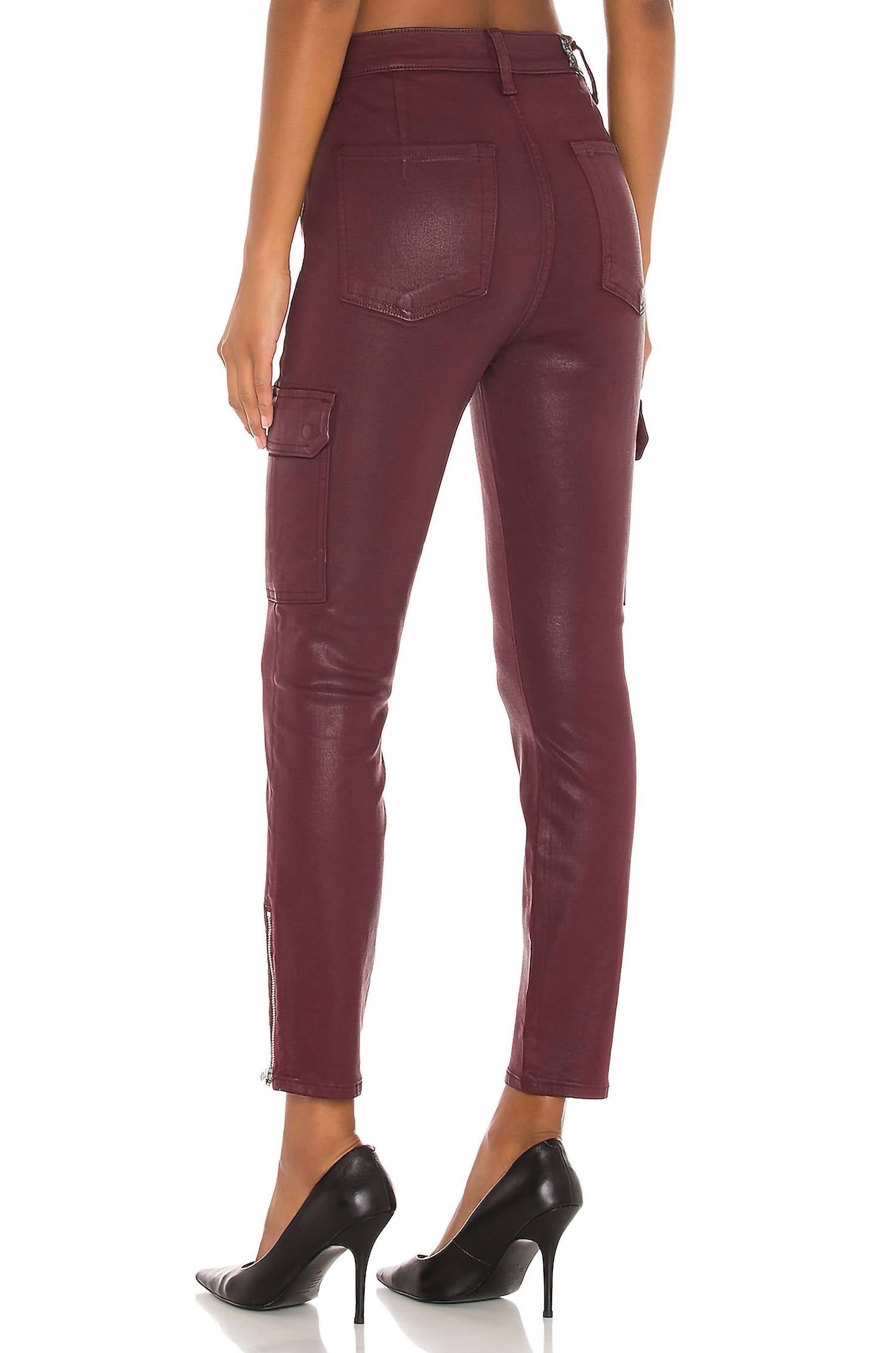 SKINNY CARGO WITH FAUX FRONT POCKETS
