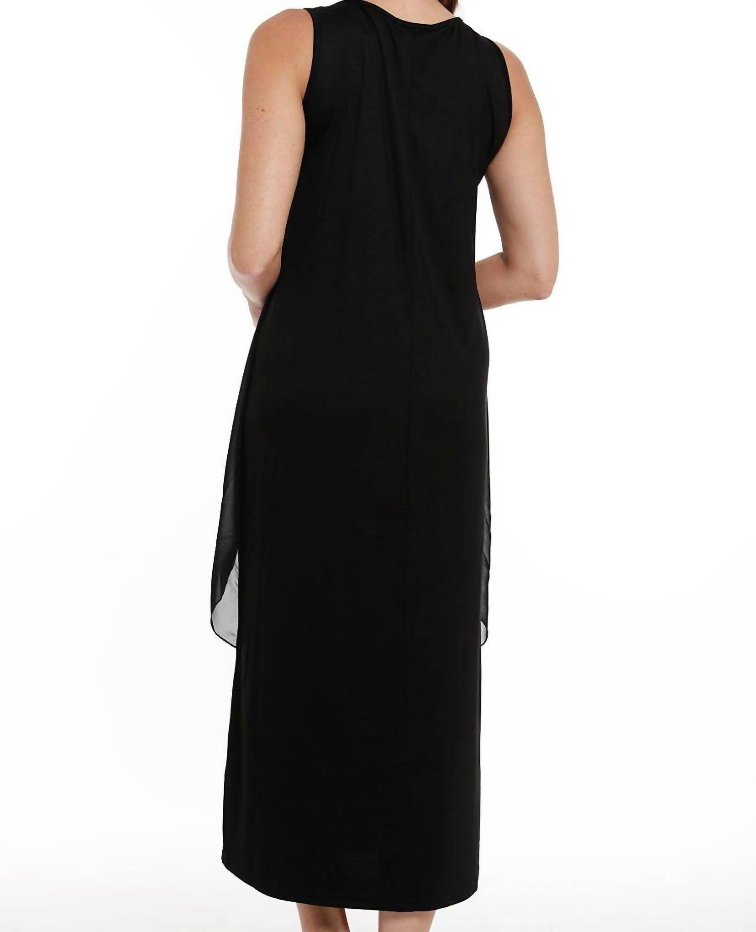 Sequin Layered Maxi Dress