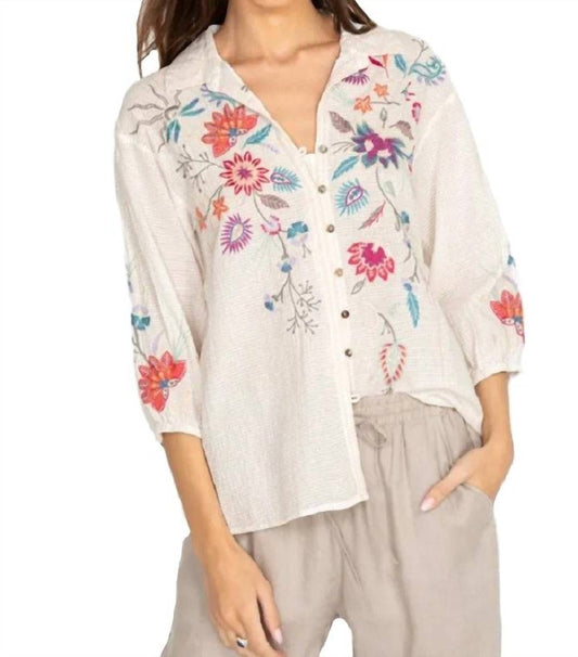 Johnny Was - Phoebe Button Front Easy Blouse