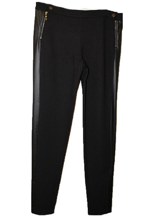 Faux Leather Straight Pant