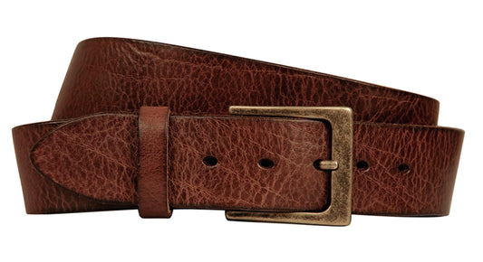 Embrazio - Lato Curved Handmade Leather Belt