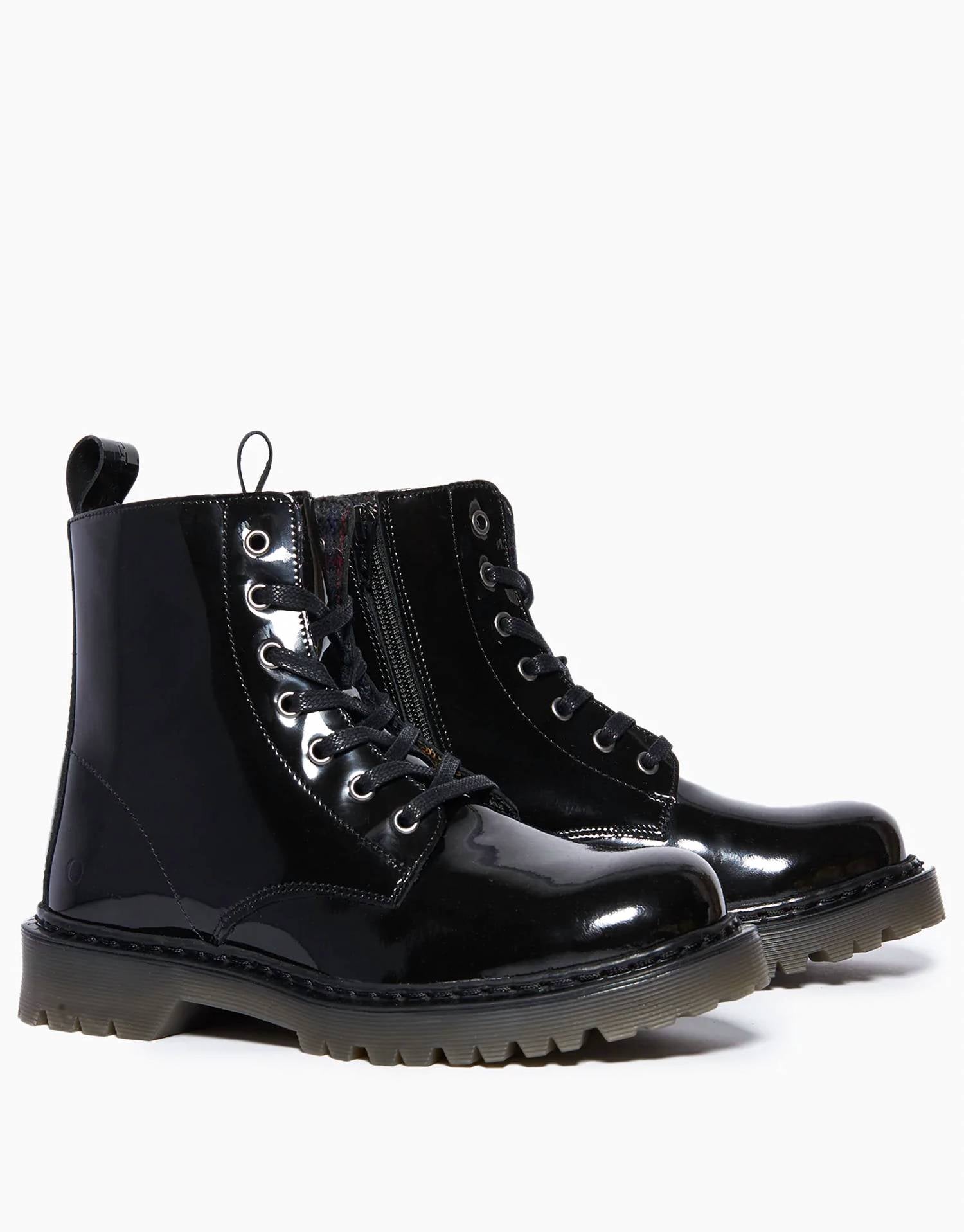 Oak & Hyde - WOMEN'S BRIXTON PATENT-LEATHER BOOT