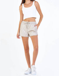 CLARA VEGAN LEATHER SHORTS