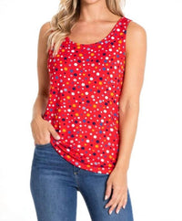 Patriotic Dots Double Scoop Print Tank