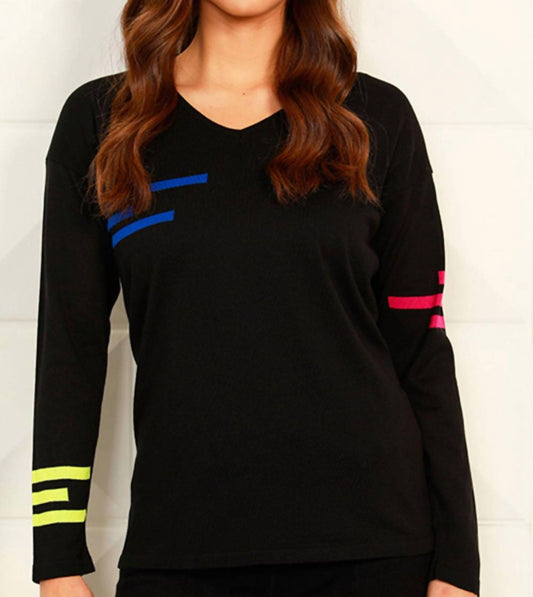 Long Sleeve V-Neck Top