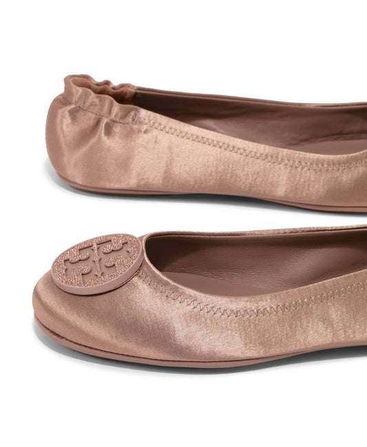 Tory Burch - MINNIE TRAVEL BALLET FLAT WITH PAVE LOGO