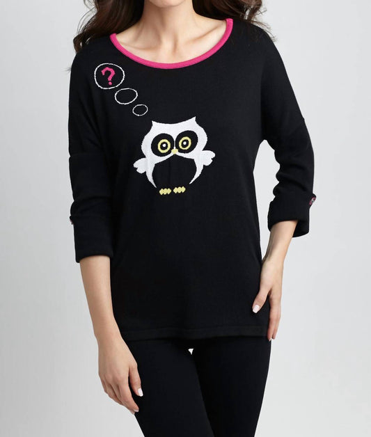 Owl Graphic Sweater