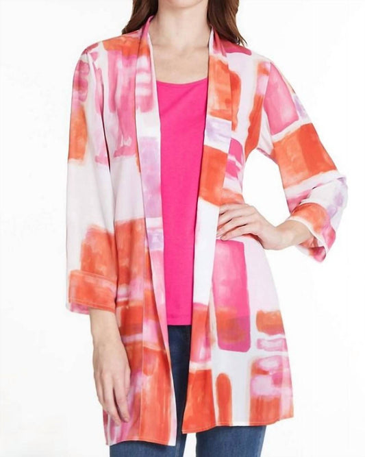 Crinkled Kimono Jacket