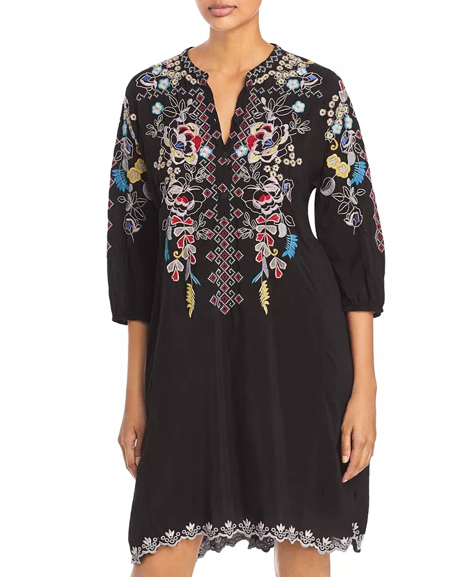 Johnny Was - Nola Embroidered Dress