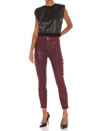 SKINNY CARGO WITH FAUX FRONT POCKETS