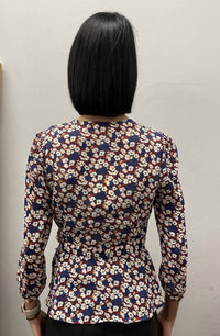 The Korner - Floral Wrap Top